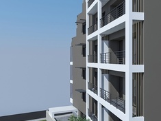 Construction of a private five-storey building project